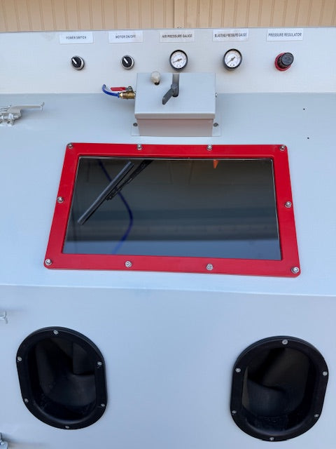 AquaCleaner Vapor Blasting Cabinet OPEN Loop Model 3236 – Wet Blast Machine for Metal Restoration