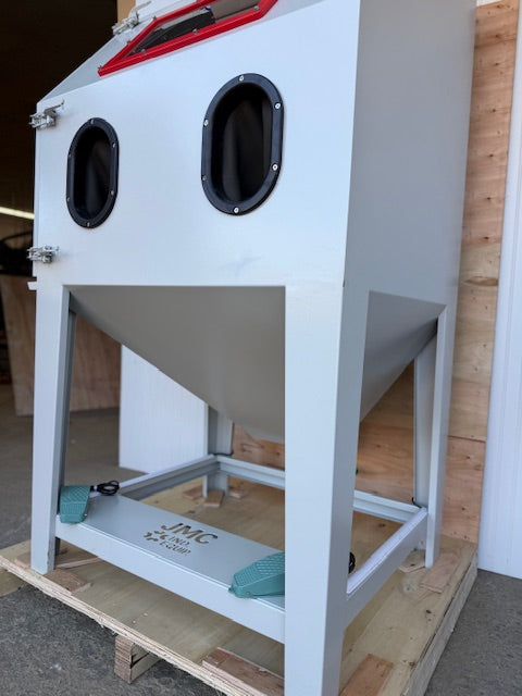 AquaCleaner Vapor Blasting Cabinet OPEN Loop Model 3236 – Wet Blast Machine for Metal Restoration