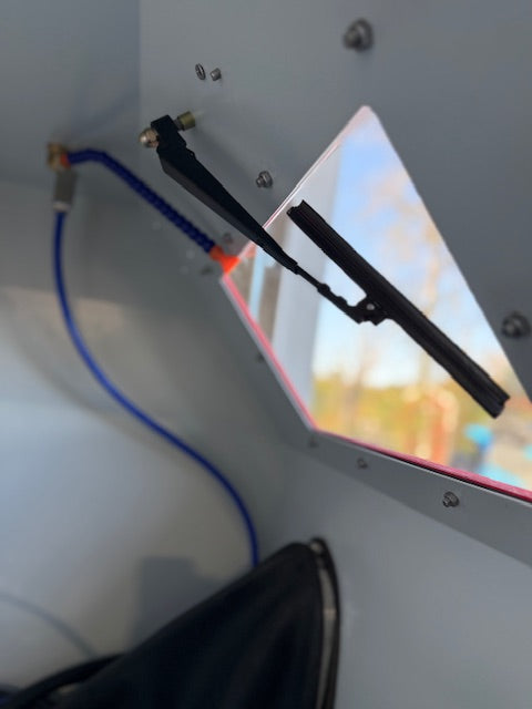 AquaCleaner Vapor Blasting Cabinet OPEN Loop Model 3236 – Wet Blast Machine for Metal Restoration