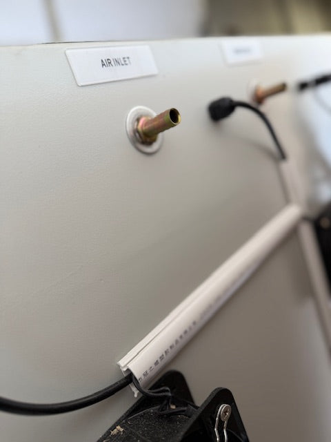 AquaCleaner Vapor Blasting Cabinet OPEN Loop Model 3236 – Wet Blast Machine for Metal Restoration